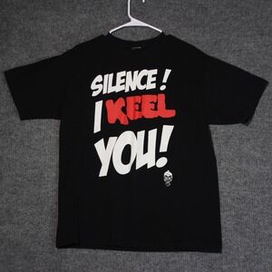 Jeff Dunham Silence I Keel You BT-Shirt Mens L Statement Menswear Comedian
